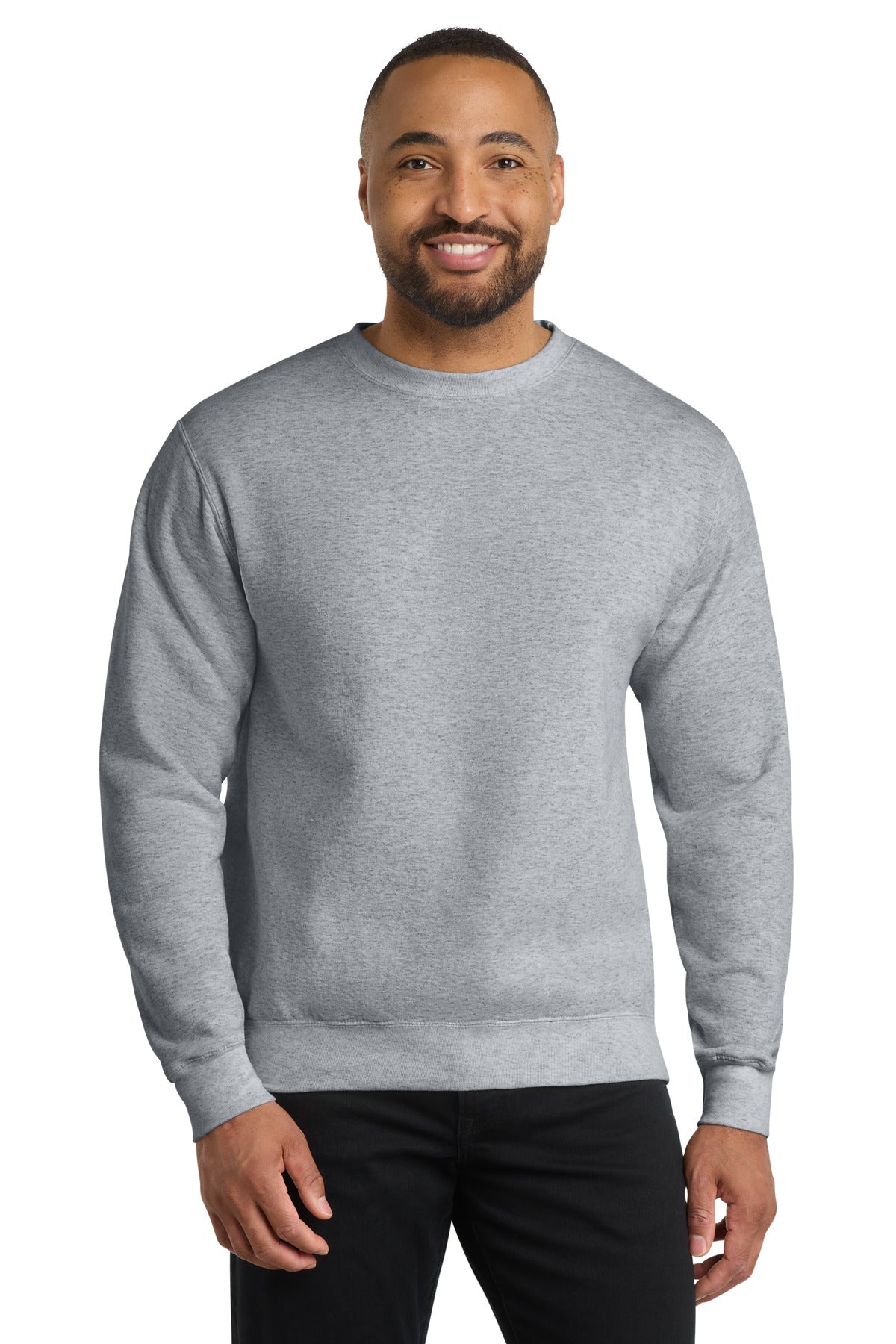 Port & Co Core Fleece Crewneck Sweatshirt - Athletic Heather