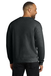 Port & Co Core Fleece Crewneck Sweatshirt - Black Heather Back