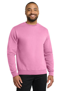 Port & Co Core Fleece Crewneck Sweatshirt - Candy Pink