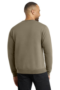 Port & Co Core Fleece Crewneck Sweatshirt - Coyote Brown Back