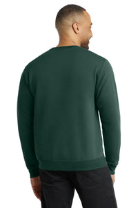 Port & Co Core Fleece Crewneck Sweatshirt - Dark Green Back