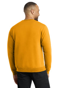 Port & Co Core Fleece Crewneck Sweatshirt - Gold Back