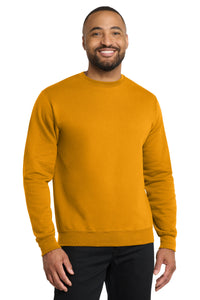 Port & Co Core Fleece Crewneck Sweatshirt - Gold