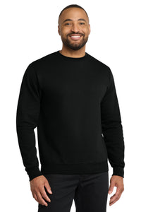 Port & Co Core Fleece Crewneck Sweatshirt - Jet Black
