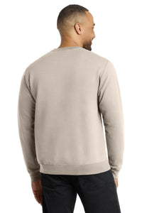 Port & Co Core Fleece Crewneck Sweatshirt - Light Sand Back