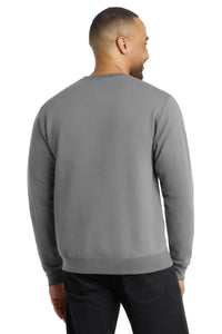 Port & Co Core Fleece Crewneck Sweatshirt - Medium Grey Back