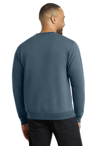 Port & Co Core Fleece Crewneck Sweatshirt - Steel Blue Back