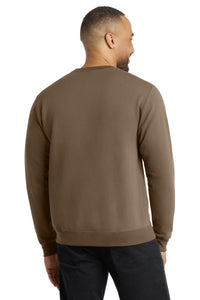Port & Co Core Fleece Crewneck Sweatshirt - Woodland Brown Back
