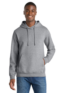 Port & Co Fan Favorite Fleece Pullover Hooded Sweatshirt - Athletic Heather