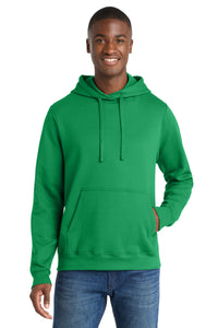 Port & Co Fan Favorite Fleece Pullover Hooded Sweatshirt - Athletic Kelly