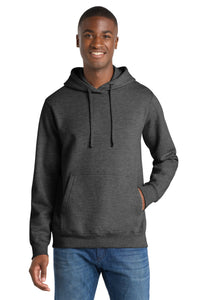 Port & Co Fan Favorite Fleece Pullover Hooded Sweatshirt - Dark Heather Grey