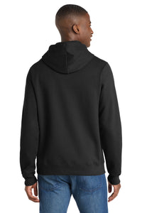 Port & Co Fan Favorite Fleece Pullover Hooded Sweatshirt - Jet Black Back