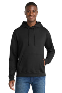 Port & Co Fan Favorite Fleece Pullover Hooded Sweatshirt - Jet Black