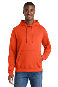 Port & Co Fan Favorite Fleece Pullover Hooded Sweatshirt - Orange