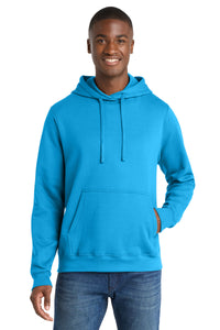 Port & Co Fan Favorite Fleece Pullover Hooded Sweatshirt - Sapphire