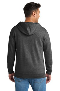 Port & Co Fan Favorite Fleece Full-Zip Hooded Sweatshirt - Dark Heather Grey Back