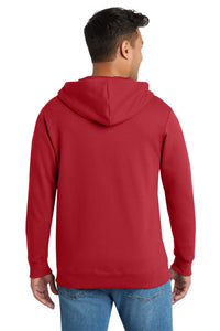 Port & Co Fan Favorite Fleece Full-Zip Hooded Sweatshirt - Team Cardinal Back