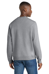 Port & Co Fan Favorite Fleece Crewneck Sweatshirt - Athletic Heather Back