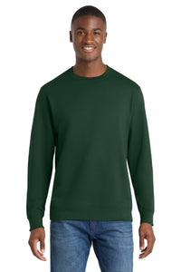 Port & Co Fan Favorite Fleece Crewneck Sweatshirt - Forest Green