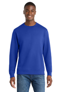 Port & Co Fan Favorite Fleece Crewneck Sweatshirt - True Royal