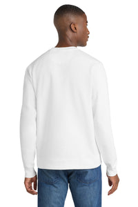 Port & Co Fan Favorite Fleece Crewneck Sweatshirt - White Back