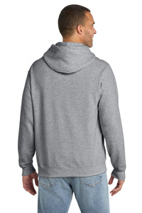 Port & Co Tall Essential Fleece Pullover Hooded Sweatshirt - Athletic Heather Back
