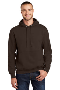 Port & Co Tall Essential Fleece Pullover Hooded Sweatshirt - Dark Chocolate Brown
