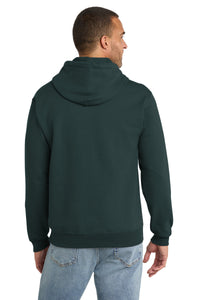 Port & Co Tall Essential Fleece Pullover Hooded Sweatshirt - Dark Green Back