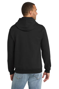 Port & Co Tall Essential Fleece Pullover Hooded Sweatshirt - Jet Black Back