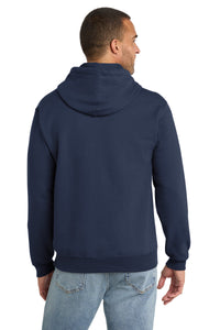 Port & Co Tall Essential Fleece Pullover Hooded Sweatshirt - Navy Back