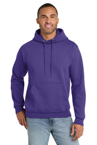 Port & Co Tall Essential Fleece Pullover Hooded Sweatshirt - Purple