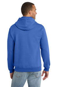 Port & Co Tall Essential Fleece Pullover Hooded Sweatshirt - Royal Back