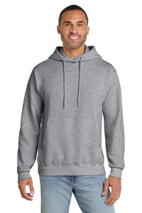 Port & Co Essential Fleece Pullover Hooded Sweatshirt - Athletic Heather