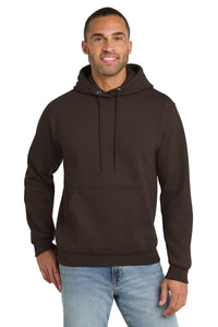 Port & Co Essential Fleece Pullover Hooded Sweatshirt - Dark Chocolate Brown