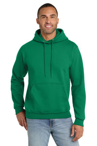 Port & Co Essential Fleece Pullover Hooded Sweatshirt - Kelly Green