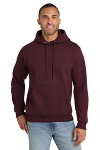 Port & Co Essential Fleece Pullover Hooded Sweatshirt - Maroon