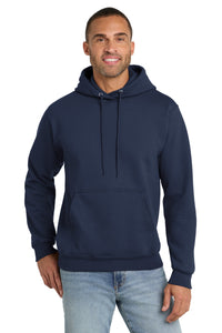 Port & Co Essential Fleece Pullover Hooded Sweatshirt - Navy