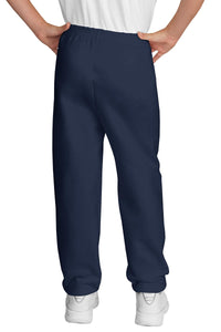 Port & Co Youth Core Fleece Sweatpant - Navy Back