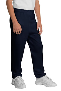 Port & Co Youth Core Fleece Sweatpant - Navy