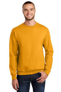 Port & Co Essential Fleece Crewneck Sweatshirt - Gold