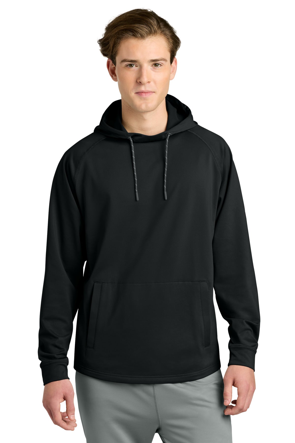 Richardson Charge Performance Fleece Long Sleeve Hoodie RA7200LSH - Black