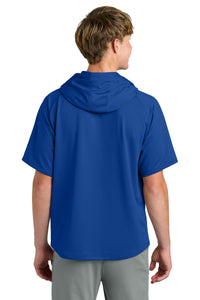 Richardson Charge Performance Fleece Short Sleeve Hoodie RA7200SSH - Royal Back
