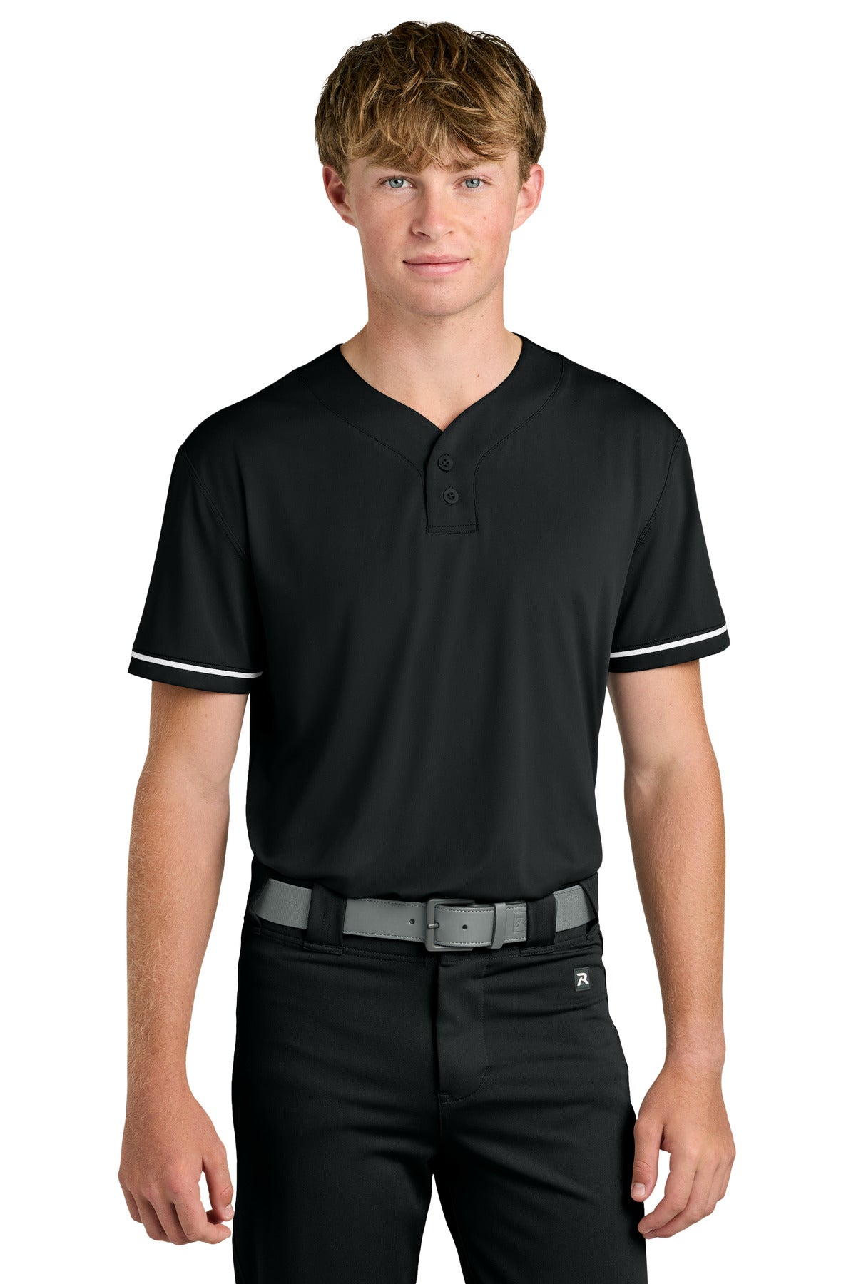 Richardson Select 2-Button Baseball Jersey RA7910 - Black