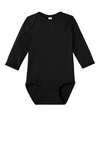 Rabbit Skins Infant Long Sleeve Jersey Bodysuit RS4421 - Black