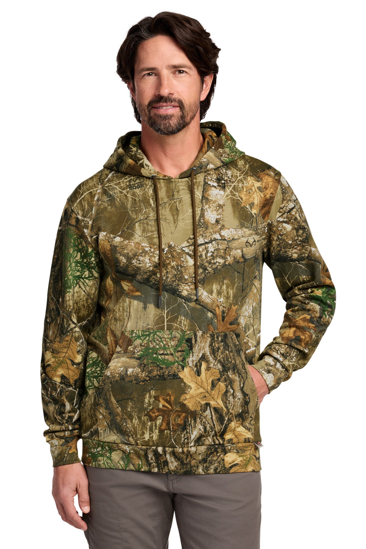 Russell Outdoors Realtree Pullover Hoodie RU400 - Realtree Edge
