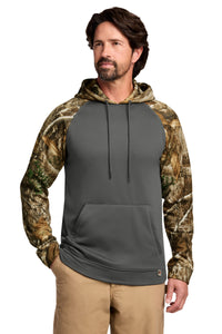 Russell Outdoors Realtree Performance Colorblock Pullover Hoodie RU451 - Magnet/ Realtree Edge
