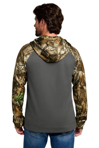Russell Outdoors Realtree Performance Colorblock Full-Zip Hoodie RU452 - Magnet/ Realtree Edge Back