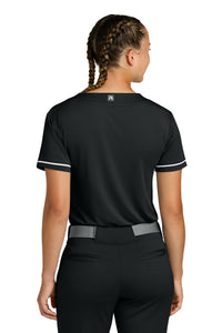 Richardson Women's Select 2-Button Softball Jersey RW7220 - Black Back