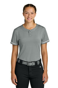 Richardson Women's Select 2-Button Softball Jersey RW7220 - Grey