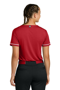 Richardson Women's Select 2-Button Softball Jersey RW7220 - Red Back